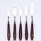 5Pcs Stainless Palette Knife Oil Painting Steel Spatula Mixing Scraper Set 3D Print Removal Tool Artist Knives